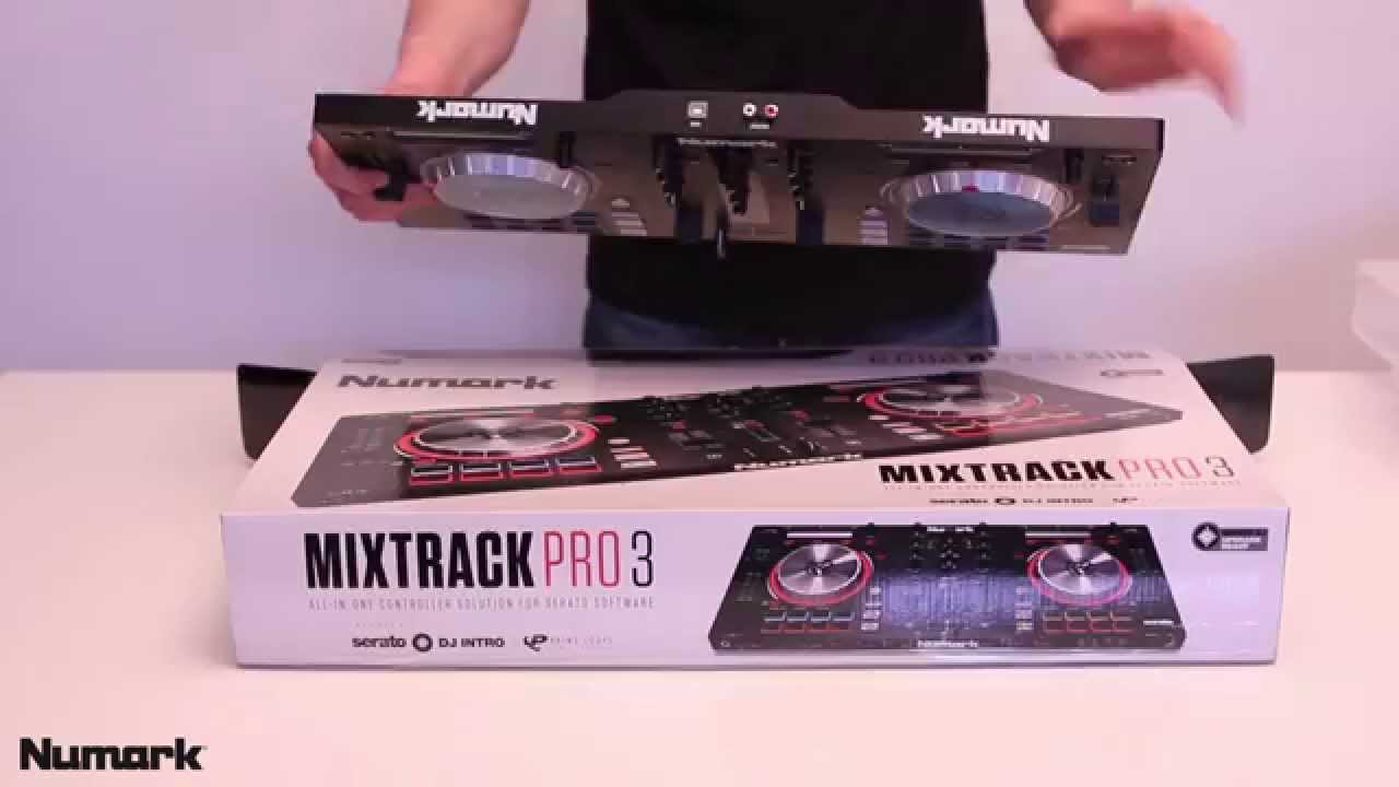 Numark Mixtrack Pro 3 unboxing i test pl - YouTube