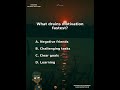 🔥 QUIZ TIME: What drains motivation fastest?