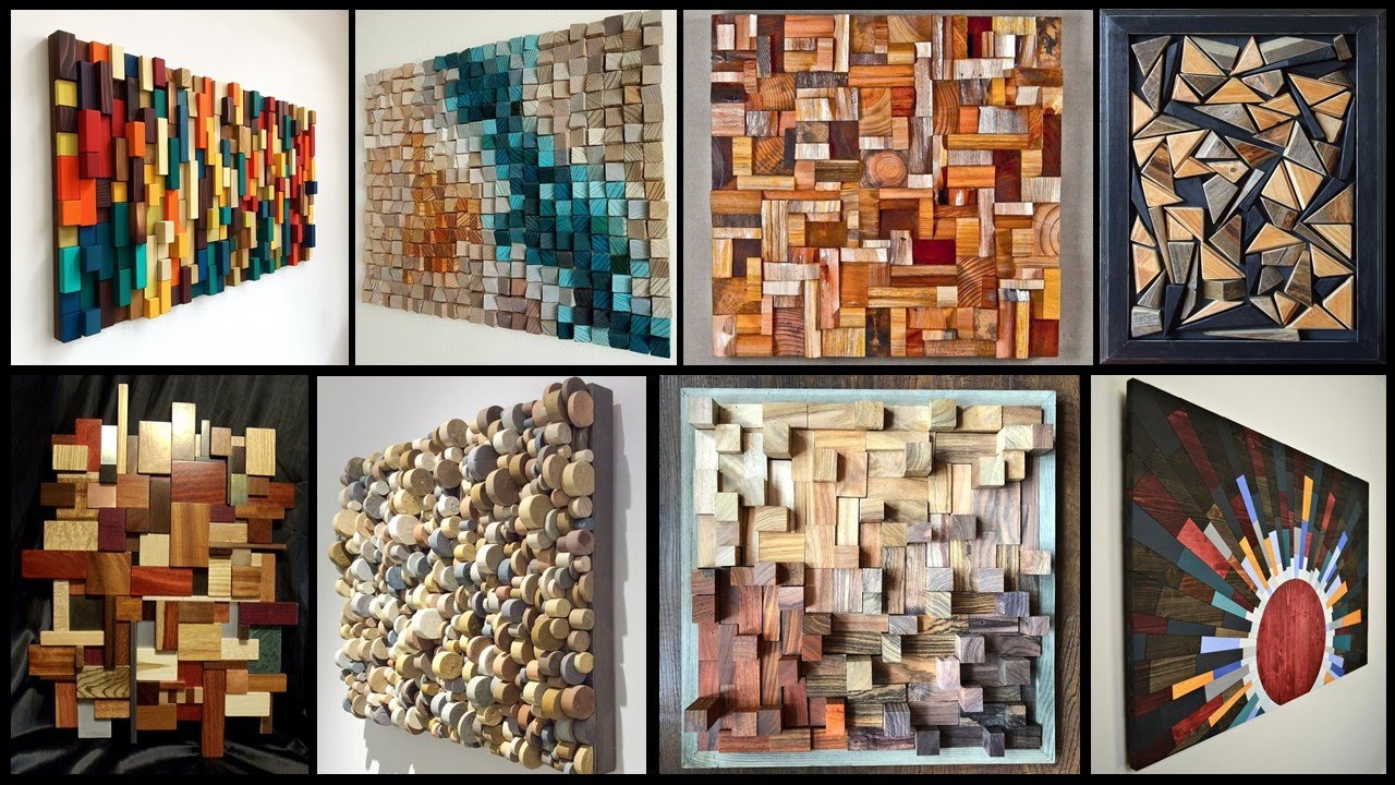 Transform Wood Into Art | Stunning Wooden Mosaic Styles & Designs - YouTube