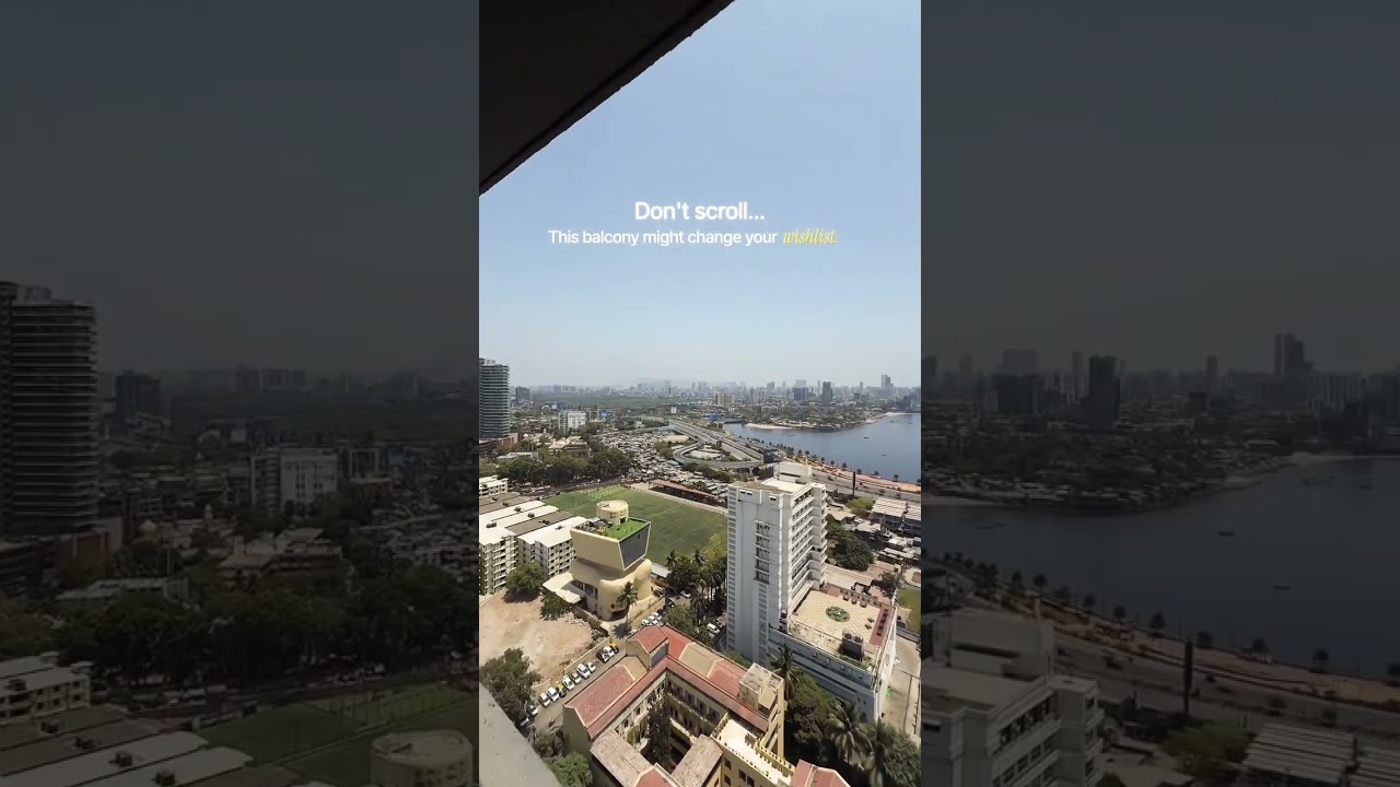 You walk in expecting concrete walls...But a few steps forward-and suddenly..bombay 