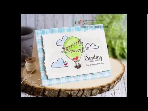 Unity Stamp Quick Tip - Copic Colorless Blender with Watercolors