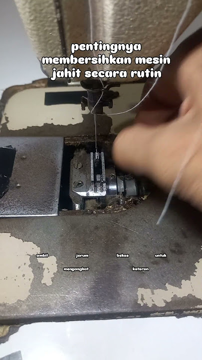 ini yang membuat suara mesin jahit berisik #sewing #idekreatifterbaru #tutorialmenjahit