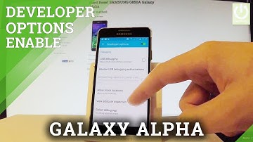 Developer Options SAMSUNG Galaxy Alpha - Allow USB Debugging