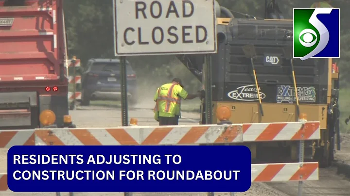 Residents adjusting to intersection closure for roundabout installation