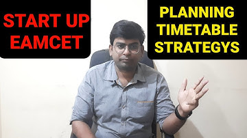 how to prepare for eamcet 2022 preparation|time table  planning strategy #tseamcet2022 #apeamcet2022