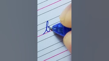How to write boy in cursive handwriting | Three letters word in English cursive handwriting #Shorts