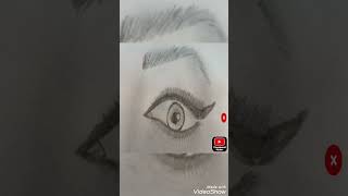 تعليم رسم العين،،، eye drawing tutorial