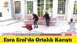 Esra Erolda Ortalık Karıştı Eşinin Yasak Aşk Yaşamasına Isyan Eden Kadınbaygınlık Geçirerekyığıldı