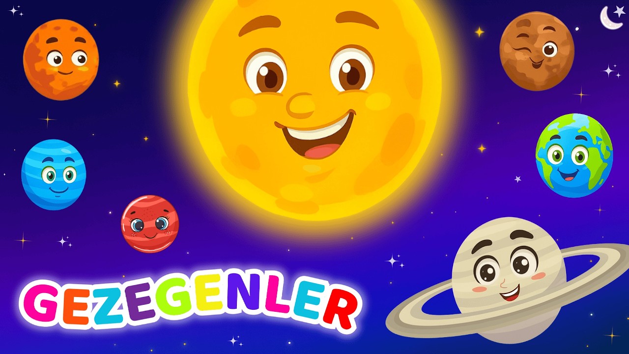 Gezegenler Şip Şap Şop 🌞 Kırmızı Araba Düt Düt · En Güzel Çocuk Şarkıları · Köpeğim Hav Hav Der