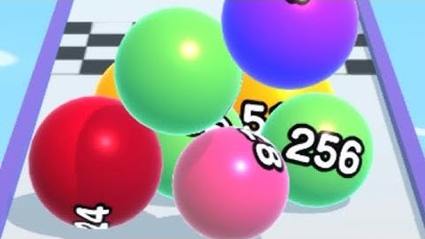 BALL RUN 2048  - All  Levels Gameplay IOS  (Levels 184-188).