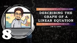 Describing the Graph of Linear Equations (Math 8 Quarter 1 Week 6)