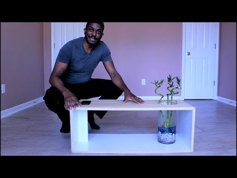 Video: DIY spaanplaat salontafel (foto)