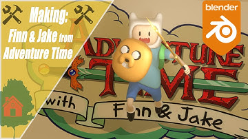 [Blender3D] Making: Finn & Jake from Adventure Time