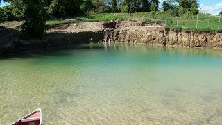 1.Building Your Own Private Beach - Swimming Pond June12 Working toward the goal of building a DIY crystal clear swimming pond (with a beach theme) – while trying to spend less than what it