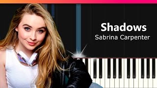 Sabrina Carpenter - "Shadows" Piano Tutorial - Chords - How To Play - Cover