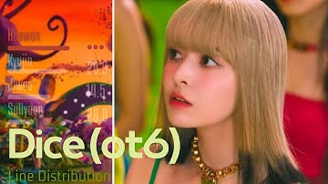NMIXX - Dice (Line Distribution OT6)