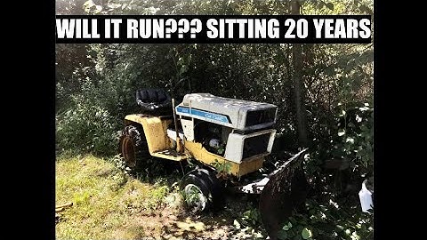 1978 IH Cub Cadet 1000 Tractor | WILL IT RUN??? Sitting 20 years | REVIVAL