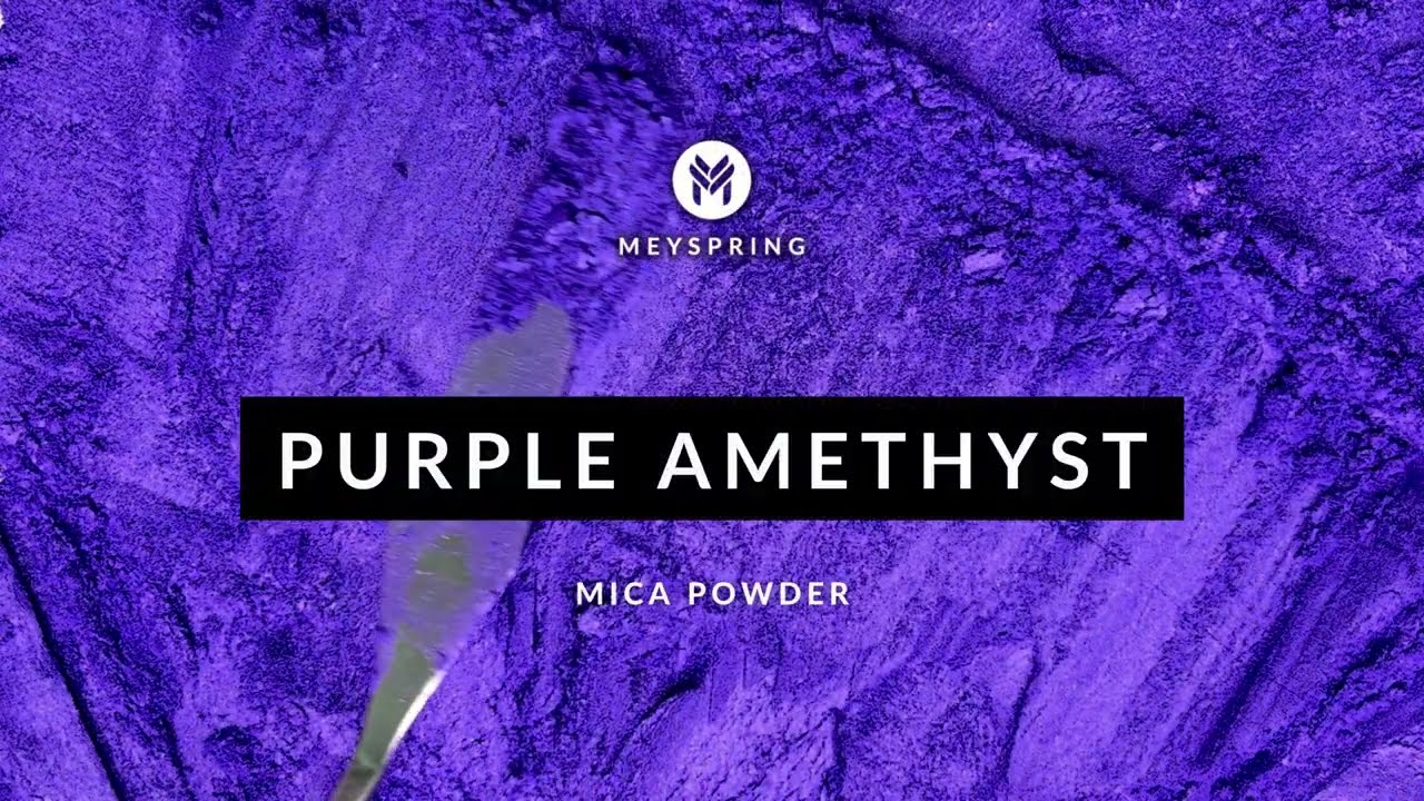 MEYSPRING Purple Amethyst Mica Powder - Add Magic to Your Resin Geodes and  Epoxy Projects! 