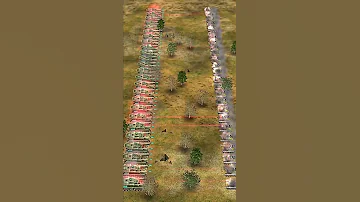 Zero Hour 50 Laser Crusaders Vs 50 Overlord Tanks Part 1 2 Command And Conquer Generals 