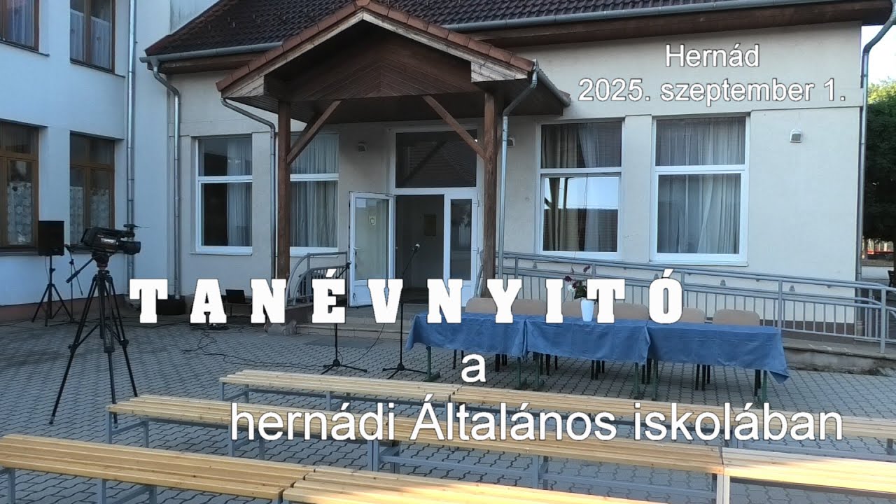 Tanévnyitó a hernádi Általános iskolában 2025