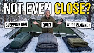 I Tested a Sleeping Bag, Quilt & Wool Blanket at 20°F — A Clear Winner!
