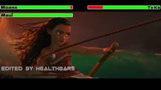 Moana (2016) Final Battle with healthbars 1/2 (85K Special) by Healthbars 3,633 views 4 months ago 3 minutes, 36 seconds