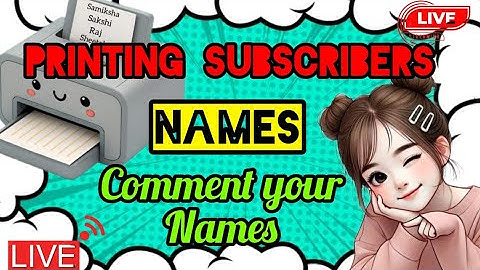 Artland Express live! PRINTING SUBSCRIBERS NAME ON PRINTER #shortsfeed #name #art #live #trending