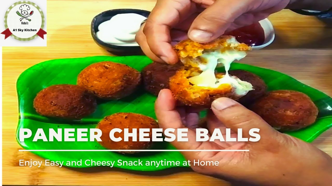 Paneer cheese balls Recipe A1 Sky Kitchen Tea Time Snacks 