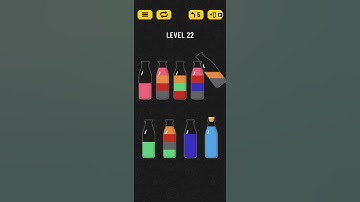 Soda Sort Puzzle Level 22 Walkthrough Solution Android/iOS