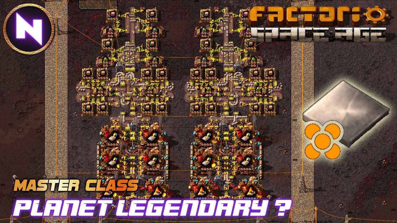 Viable Planet-based LEGENDARY WIthout SPACE CASINO | Factorio Space Age MASTER CLASS