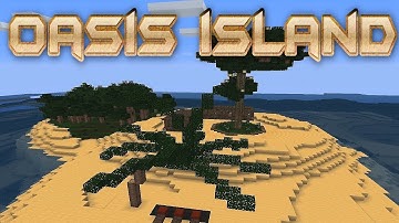 Minecraft Speedbuild - Oasis island