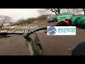 Jumps on ebike at mv bike park nr cardiff