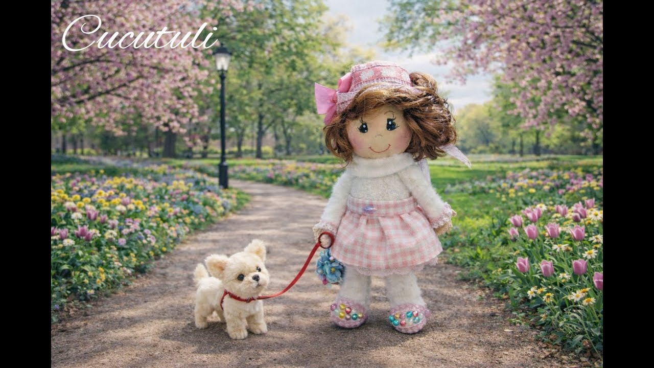 DIY/MUÑECA CON PAMELA👒 Y BOLSO DE FLORES🌺