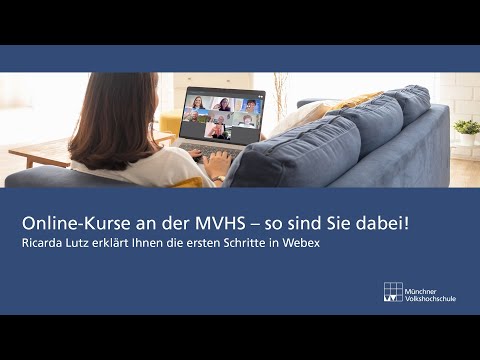 Online-Kurse an der MVHS - so sind Sie dabei!