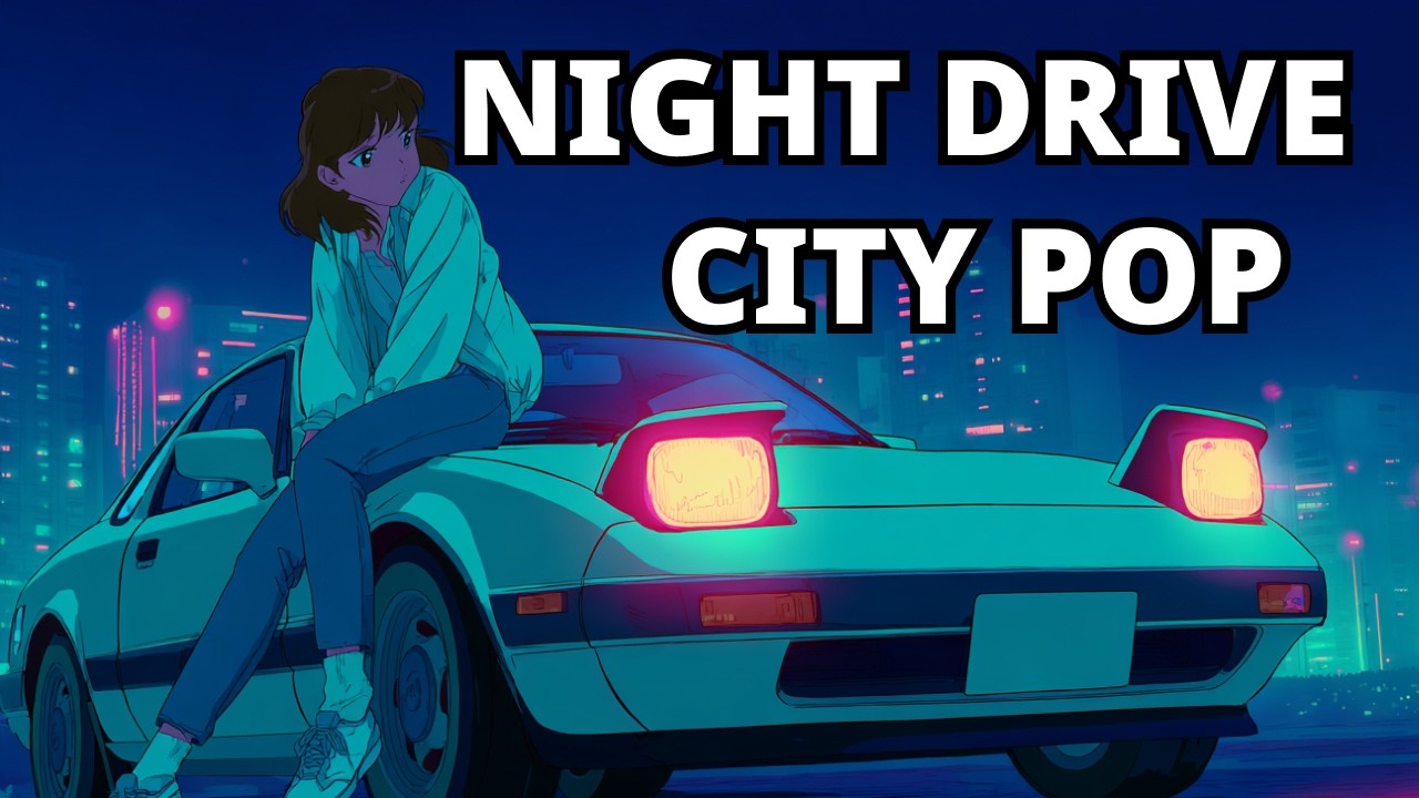 【Pliylist】Night Drive City Pop ｜Japanese 80s Style | No Lyrics | Work & Chill