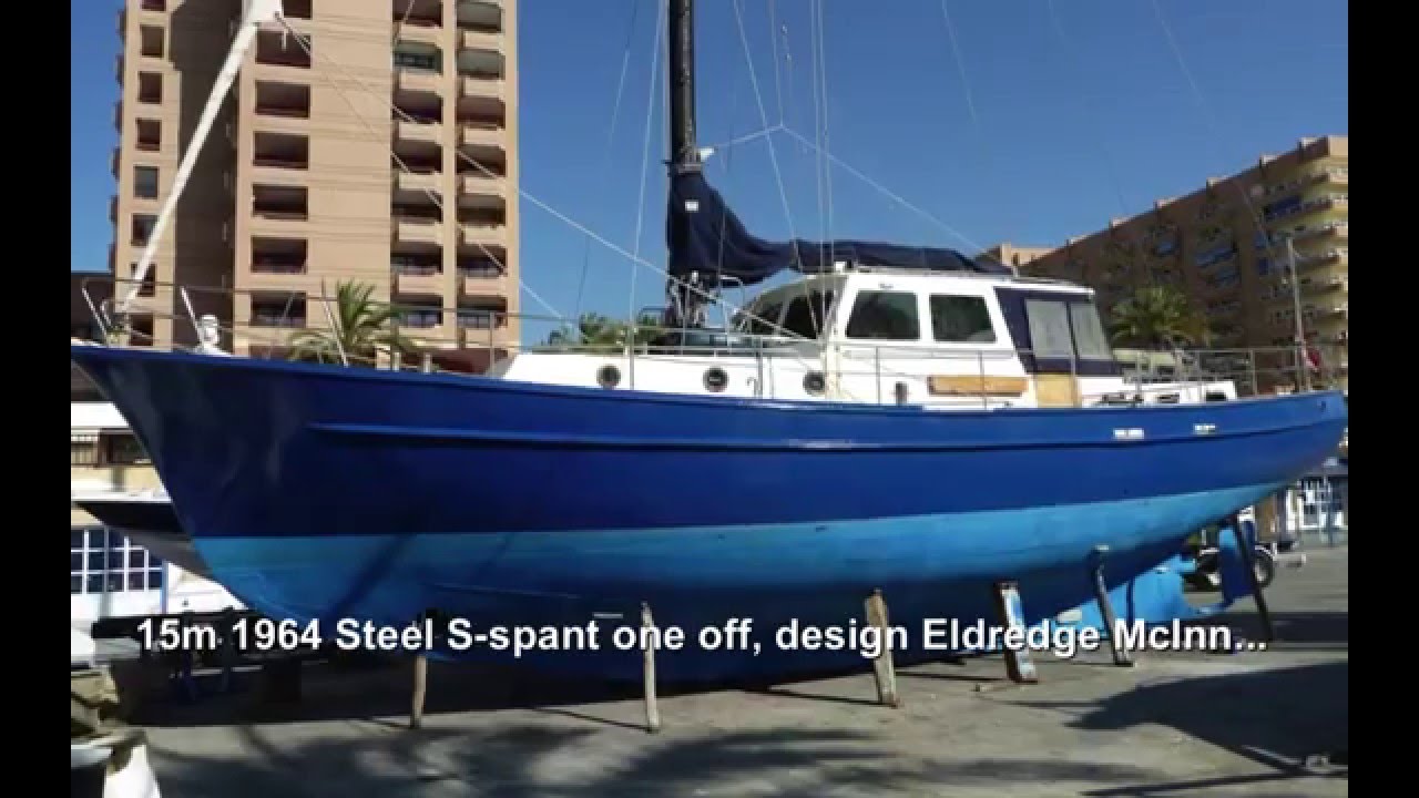15m 1964 , eldrege Mcinnes design, hull by cantiere fuimiconi