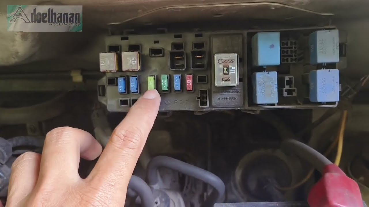 Fungsi Sekring Suzuki Estilo yang di ruang kabin