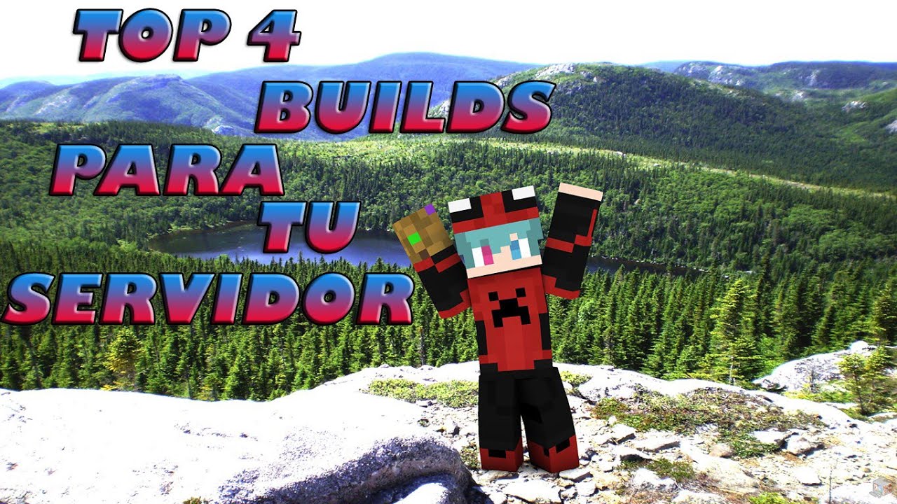 🔥 4 Builds Para Tu Servidor De Minecraft 🔥 Builds Minecraft 🔥 Spawn ...