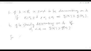 Monotone and Inverse Functions | Urdu | Hindi