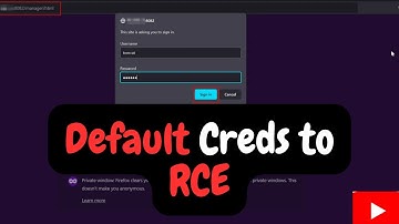 Escalating Default Credentials to RCE || #bugbounty ||#hacking