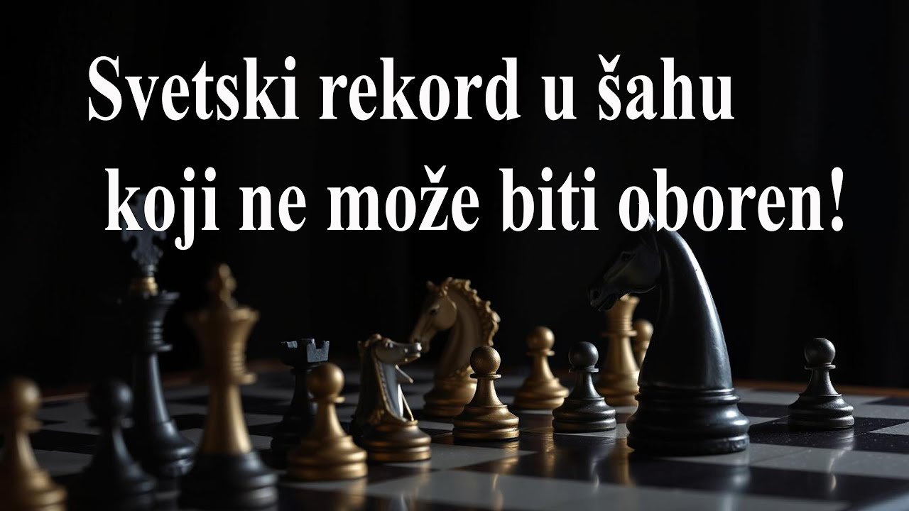 Žrtvovao je svih 8 pešaka! Svetski rekord u šahu koji ne može biti oboren!