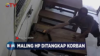 Terekam CCTV! Aksi Pencurian HP Karyawan Rumah Makan, Pelaku Berhasil Diamankan - BIM 04/08