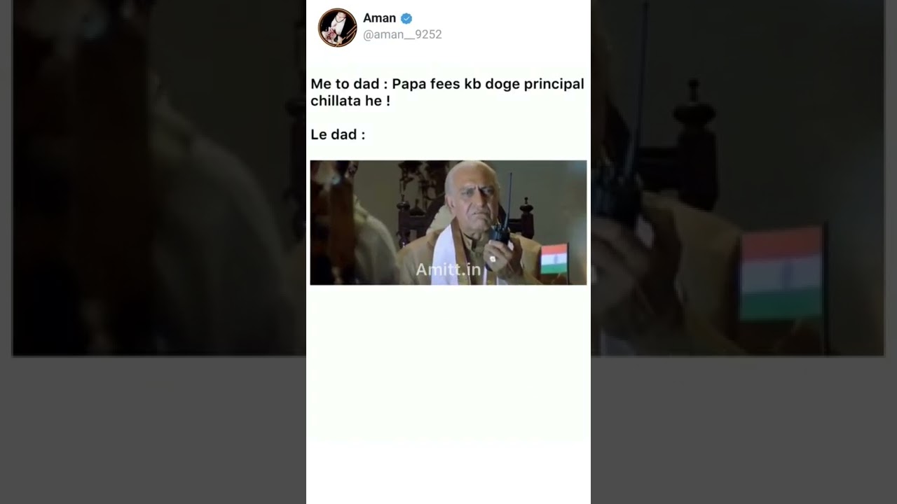 PAPA FEES KB DOGE 🤣PRINCIPAL 🤦 CHILLATA  HAI 😂 WAIT FOR END 