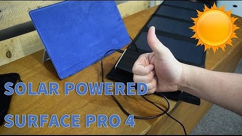 How To Charge Your Surface With Solar Energy On The Go | 1ByOne 24 Watt Solar Charger