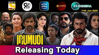 2 New South Hindi Dubbed Movies Releasing Today | Karuppu, Irumudi | 11th Jun 2026 | Crazy 4 South