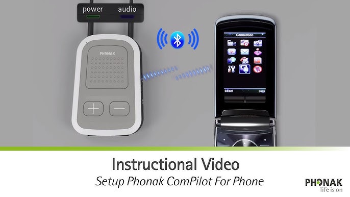 Setup Phonak Compilot For Tv And Tv Link - Youtube