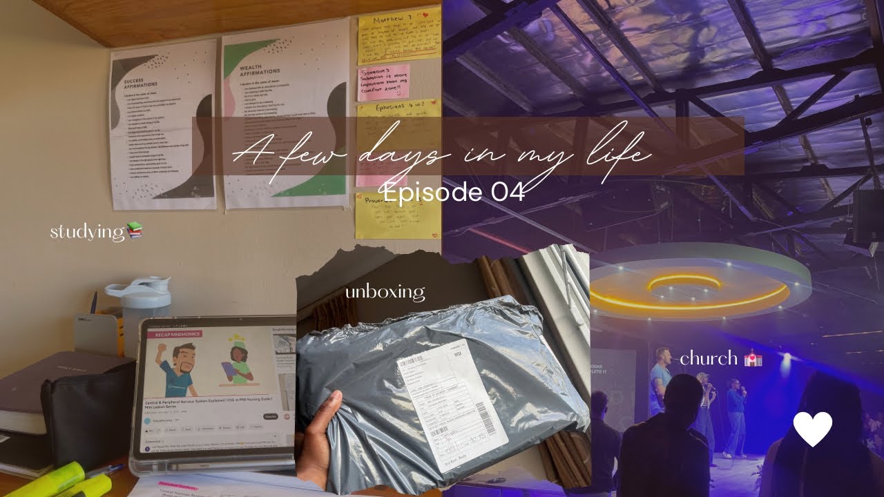 Uni Dairies : Studying | Exam season | Church | almost died⚰️