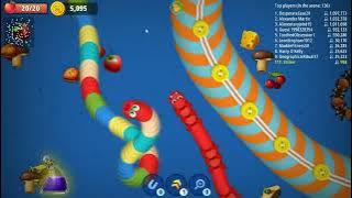 Wormszone.io | Worms Zone Christmas 🎄 Theme 2022 | Gameplay Video | 001 Score Game