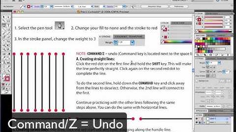 Gr8u4-Intro to Illustrator CS5 Pen Tool Prac 1