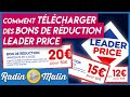 Tuto  comment tlcharger des bons de rduction leader price 20  imprimer ou ecoupon 